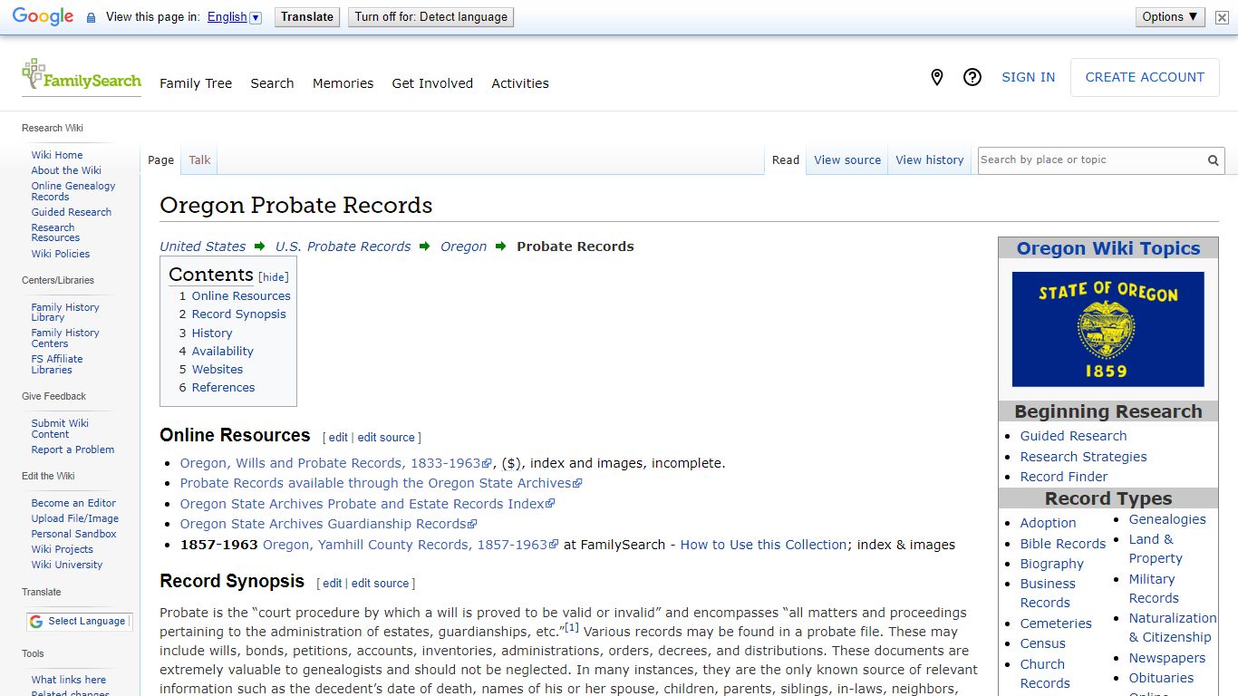 Oregon Probate Records • FamilySearch